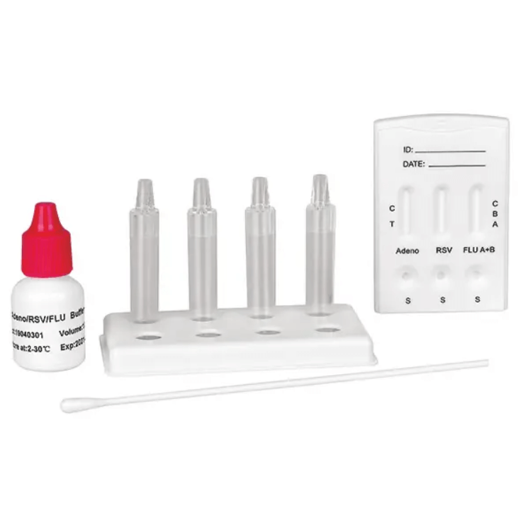 Adenovirus / RSV / Influenza A + B, Kombitest - CLEARTEST
