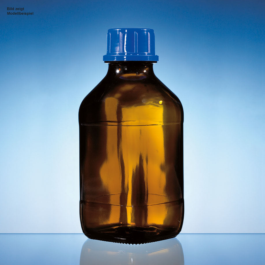 Gewindeflasche | Braunglas | 500 ml | mit Schraubkappe