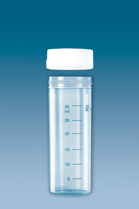 PP tubes 40 ml, 84 x 30 mm, with separate cap