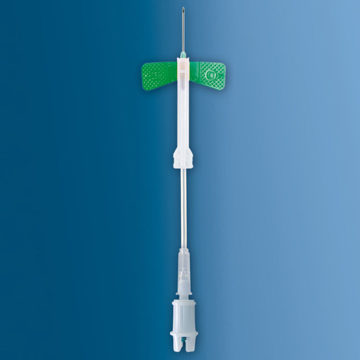 Safety-Multifly-Kanülen mit montiertem Multiadapter