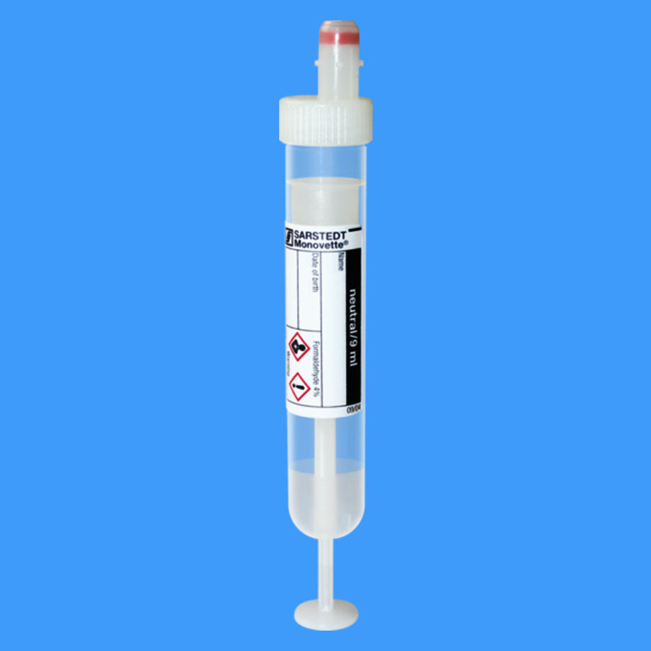 S-Monovettes 9 or 25 ml, for formalin system, without preparation