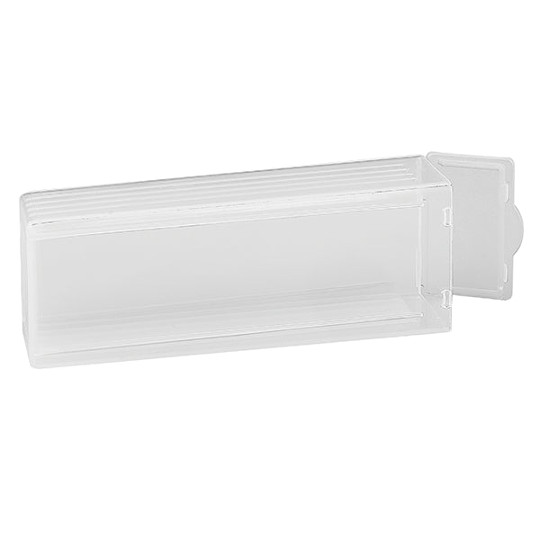 PVC Versandbehälter für Objektträger mit Deckel - Servoprax