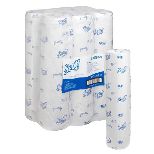 Ärzterollen - weiß / 2 - lagig - Kimberly Clark