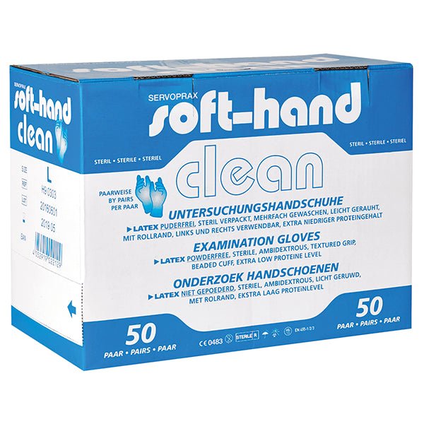 Clean paarweise steril verpackt - S - klein - Soft - Hand