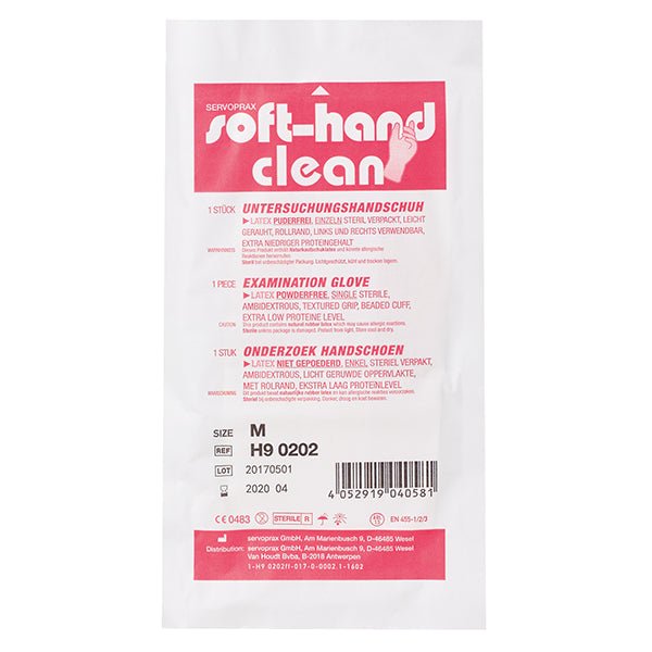 Clean einzeln steril verpackt - S - klein - Soft - Hand