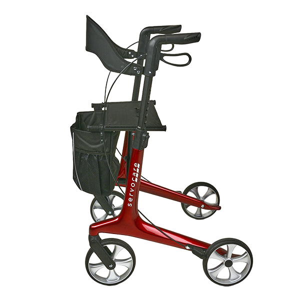 Carbon Rollator mit PU-Bereifung