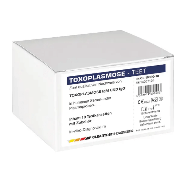 Toxo, Parasiten Toxoplasmose Schnelltest - CLEARTEST