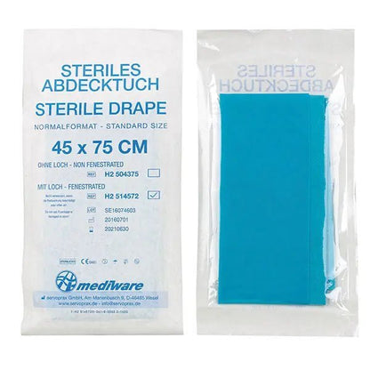 MediwareAbdecktücher / Lochtücher Normalformat - ohne Loch | 45 x 75 cmDocMed GmbH