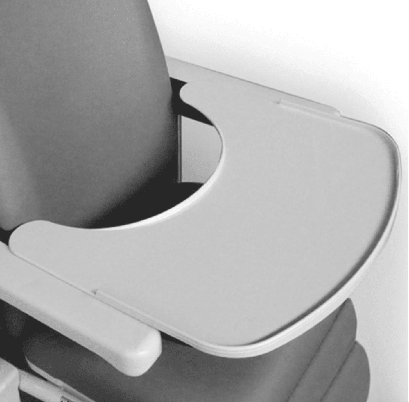 Givas S.r.l.ABS-Kunststofftablett, inkl. Klemmen - Zubehör für Comfort RuhesesselDocMed GmbH