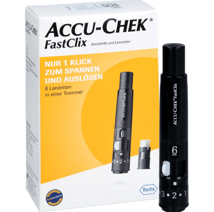 Roche Diabetes Care Deutschl.GmbHAccu-Chek FastClix Set, Stechhilfe mit 12 LanzettenDocMed GmbH