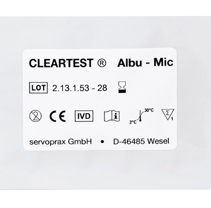 CleartestAlbu-Mic, Nierenfunktions-Teststreifen, einzeln eingesiegeltDocMed GmbH