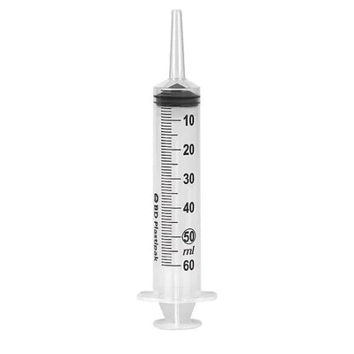 BD Plastipak syringe with catheter attachment