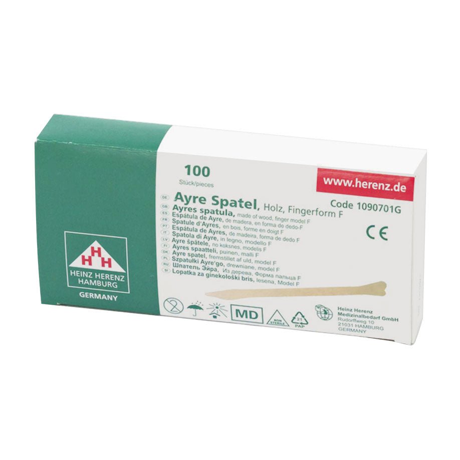 Heinz HerenzCervix Ayre Spatel 175 x 7,5 x 1,65 mm unsteril, Spatelform S (100 Stck.)DocMed GmbH