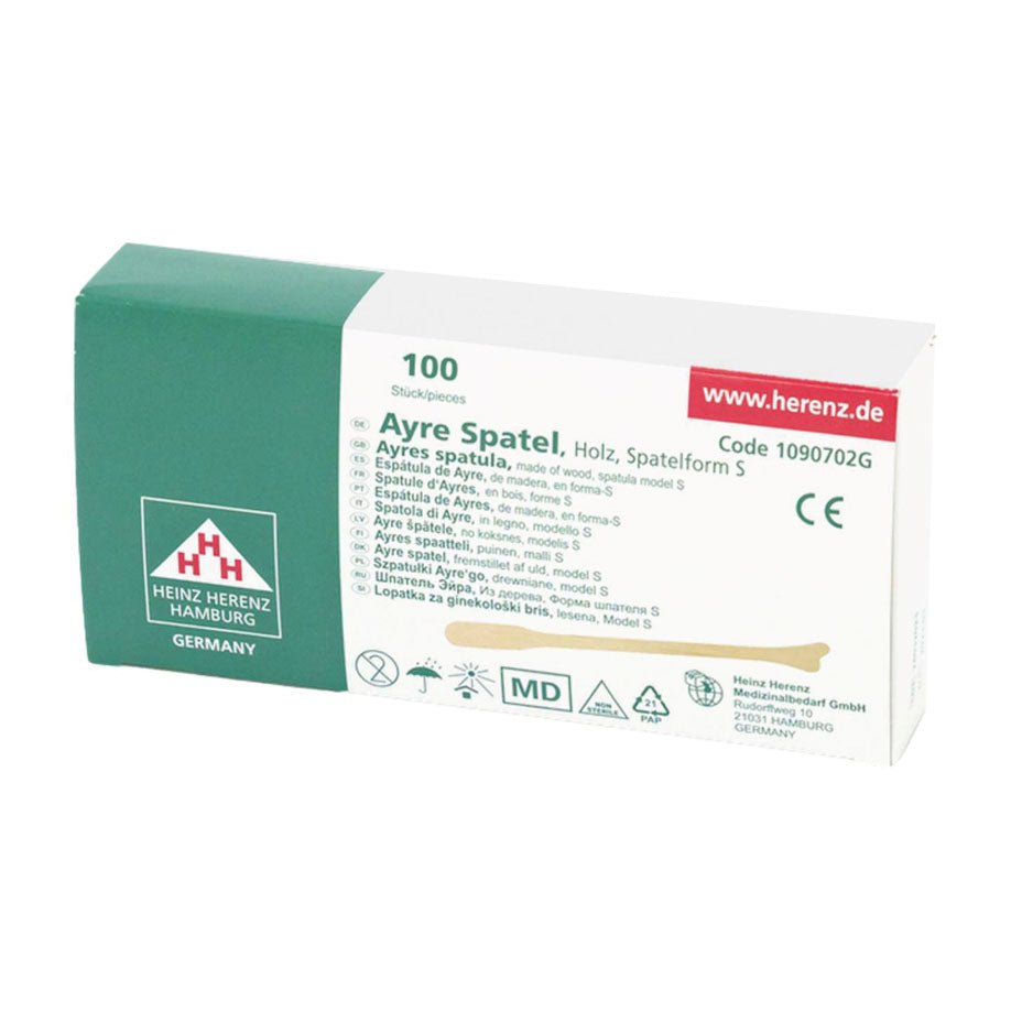 Heinz HerenzCervix Ayre Spatel 175 x 7,5 x 1,65 mm unsteril, Spatelform S (100 Stck.)DocMed GmbH