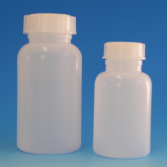 Weithalsflasche PE-LD mit Schraubverschluss