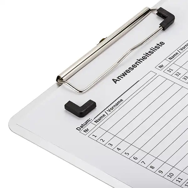 GUTENBERG GmbHLäufer Klemmbrett, Aluminium, mit flacher KlemmeDocMed GmbH