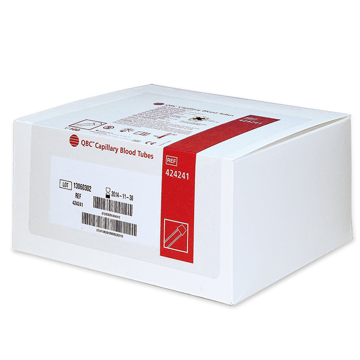 Test pack QBC tubes, assorted.