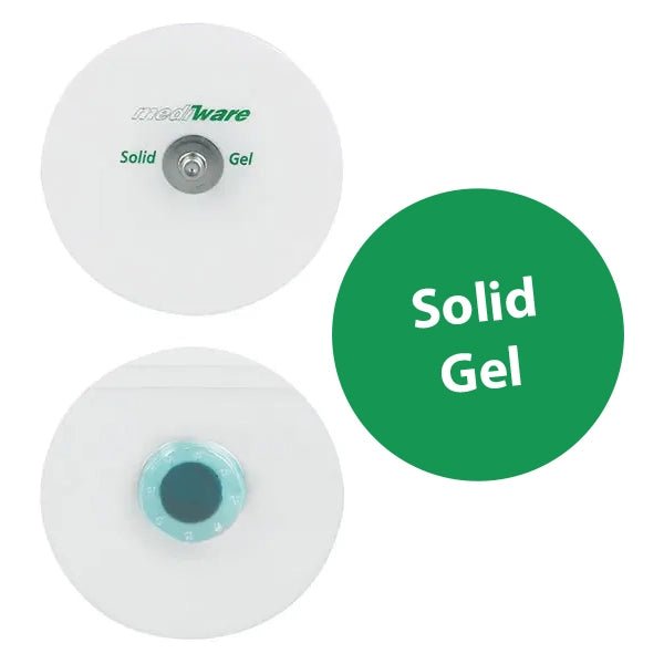 MediwareMediware Schaumstoff-Elektrode Solid Gel, Grün, DruckknopfDocMed GmbH