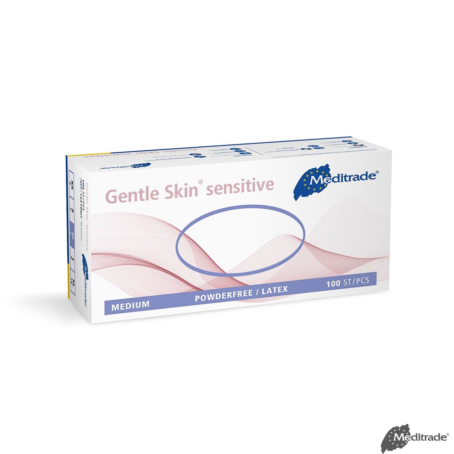 Gentle Skin sensitive U.-Handschuhe Latex, PF, unsteril