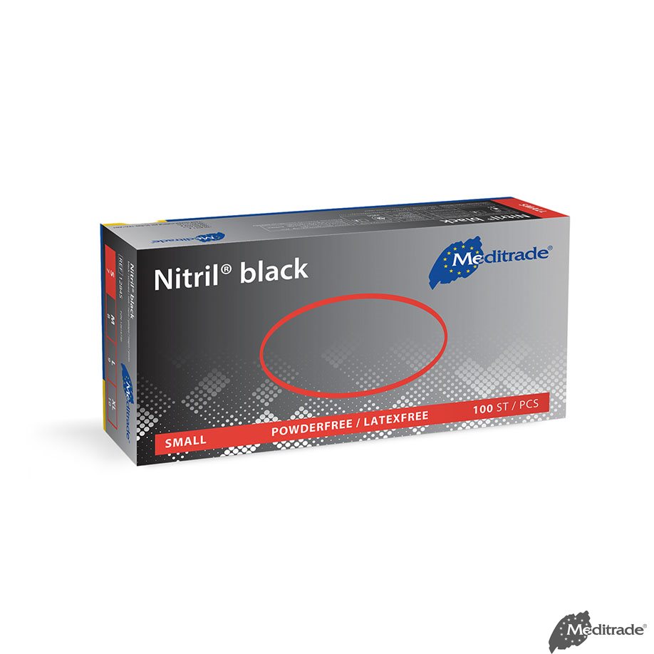 Nitrile Black Disposable Gloves
