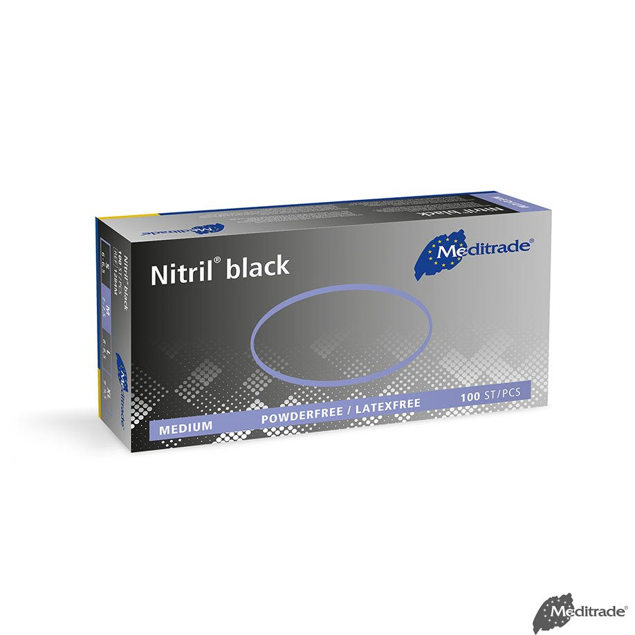Nitrile Black Disposable Gloves