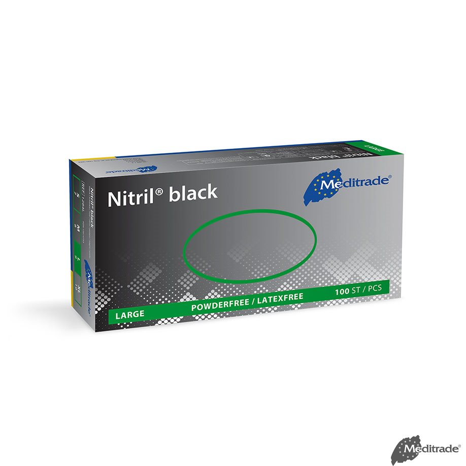Nitrile Black Disposable Gloves
