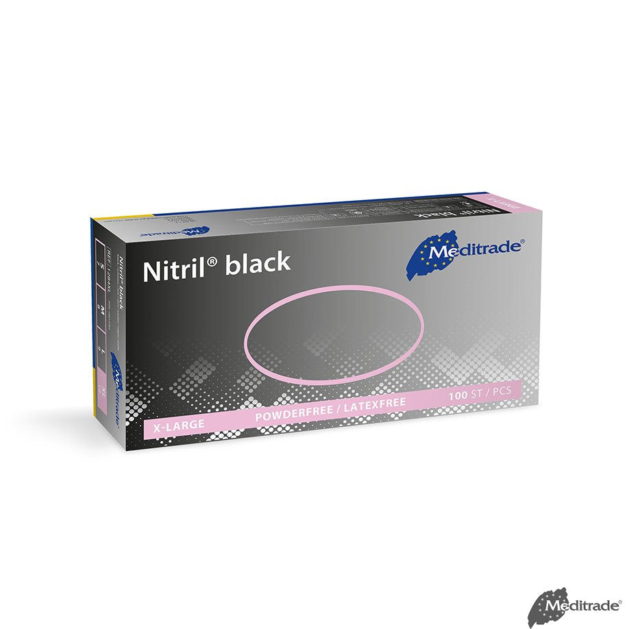 Nitrile Black Disposable Gloves