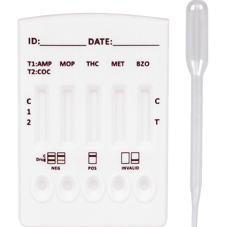 CLEARTESTMulti Drug Drogentest 6-Fach-Kassetten - Praxispackung Multi-Drug (mit MET)DocMed GmbH