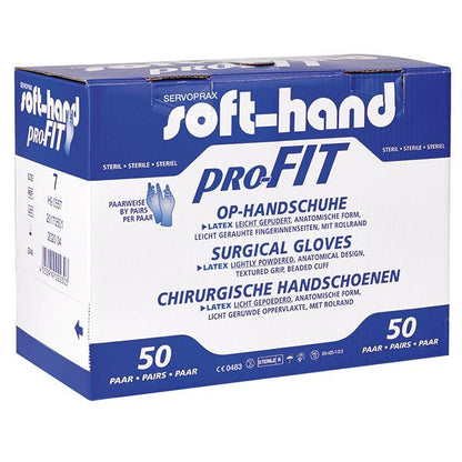 Soft-HandSoft-Hand pro-FIT Latex - gepudert - OP-HandschuheDocMed GmbH