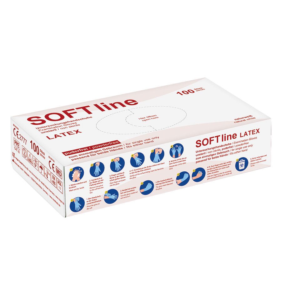MegroSOFT line U.-Handschuhe, Latex, unsteril, puderfreiDocMed GmbH