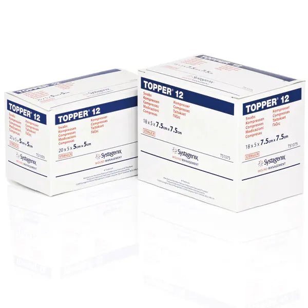 Solventum Germany GmbHTopper 12 Mehrzweckkompressen unsteril 6-lagigDocMed GmbH