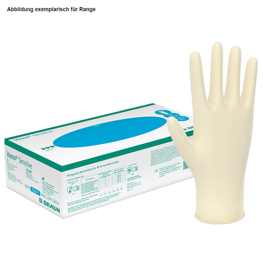 Braun Deutschland GmbH & Co. KGVasco Sensitive Untersuchungshandschuhe PF, hell, LatexDocMed GmbH